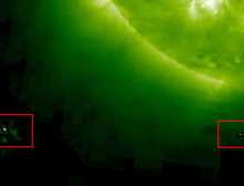 大量巨型UFO出现在太阳轨道 | NASA不明飞行物图片