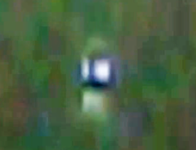 俄勒冈州猎人山里拍摄到的方形UFO照片