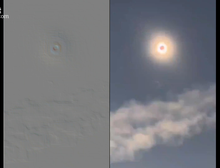 日食期间拍摄到的奇怪ufo现象
