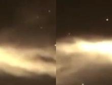 波波卡特佩特尔火山飞出圆柱形不明飞行物