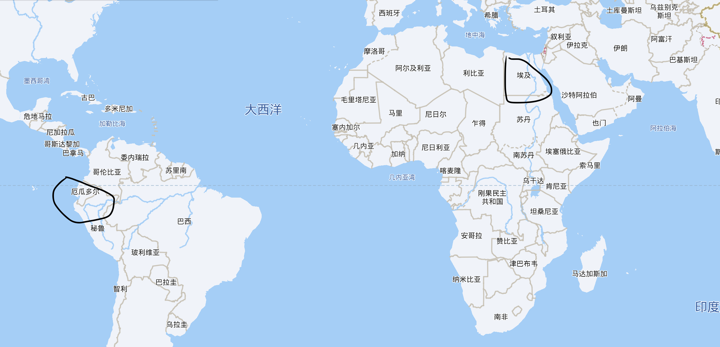 埃及地图
