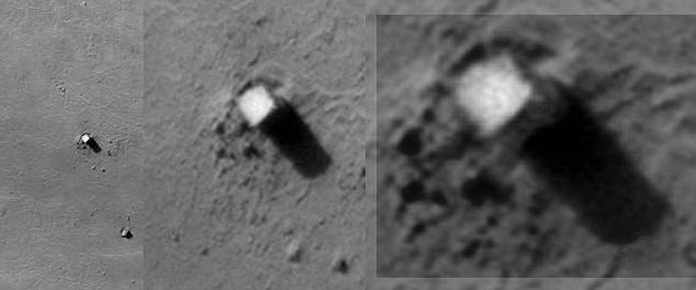 火星文明探索，火卫一表面结构