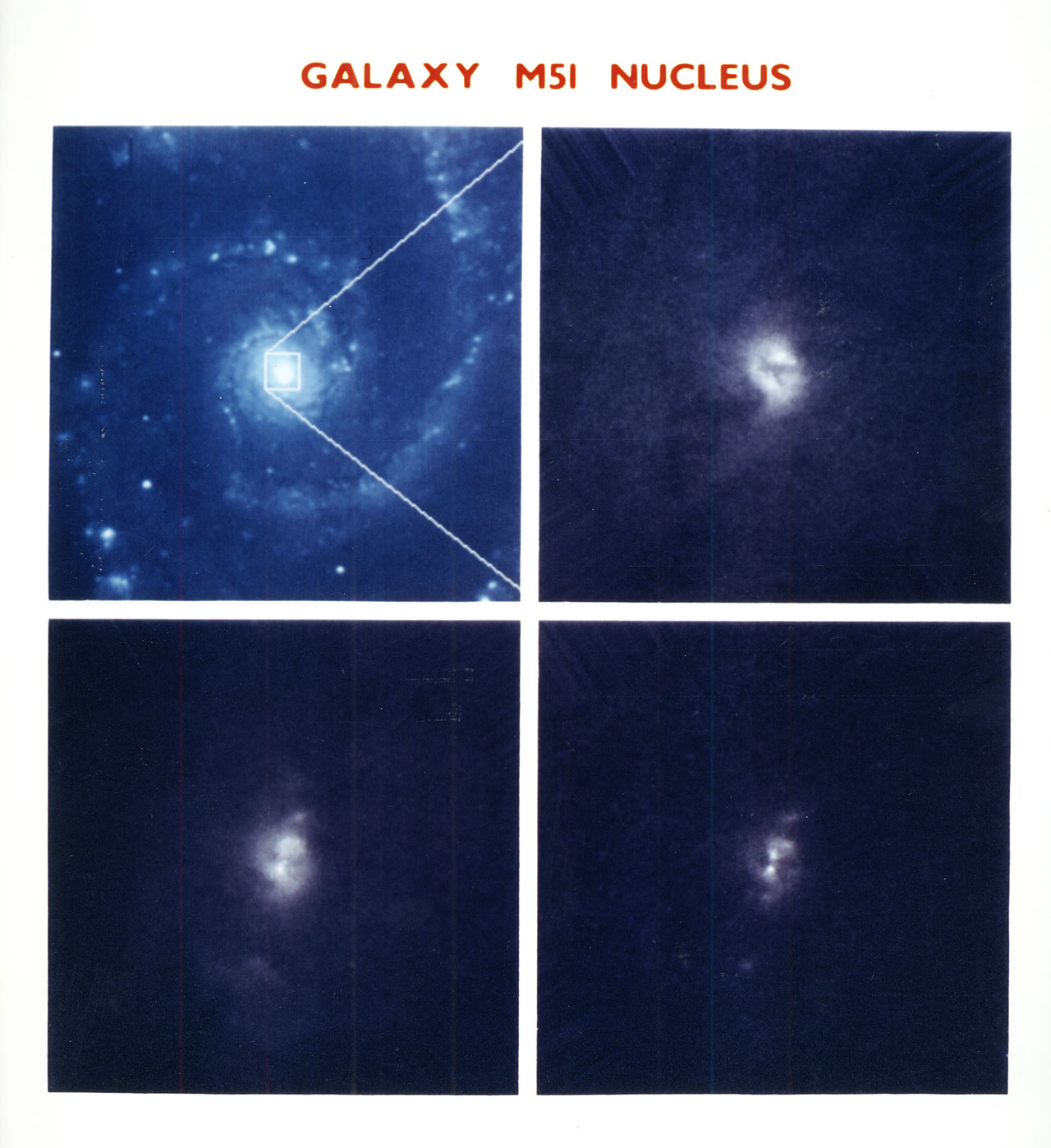 NASA 哈勃发现 M51 星系核心惊现“X”型尘埃结构